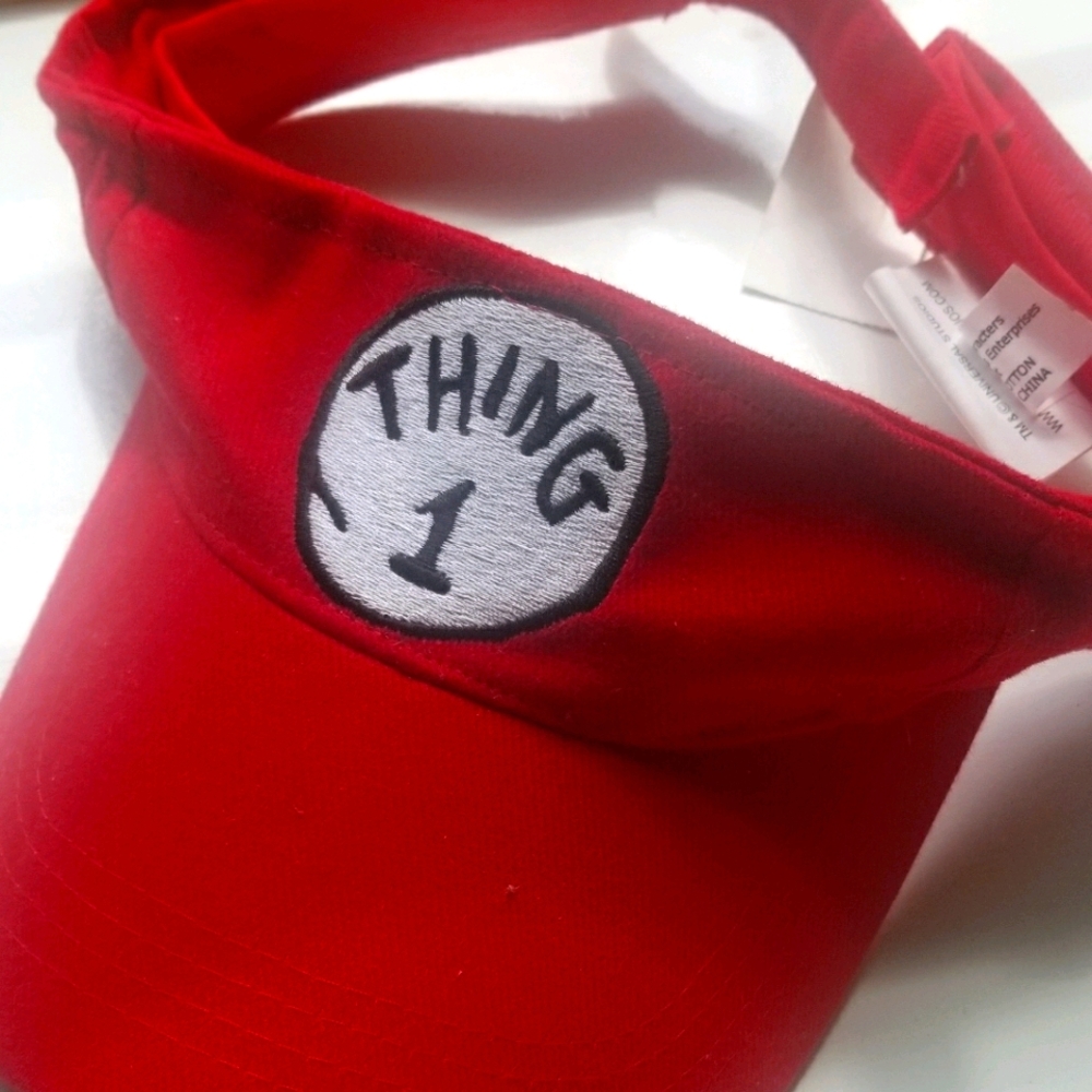 NWT Thing 1 Embroidered Visor